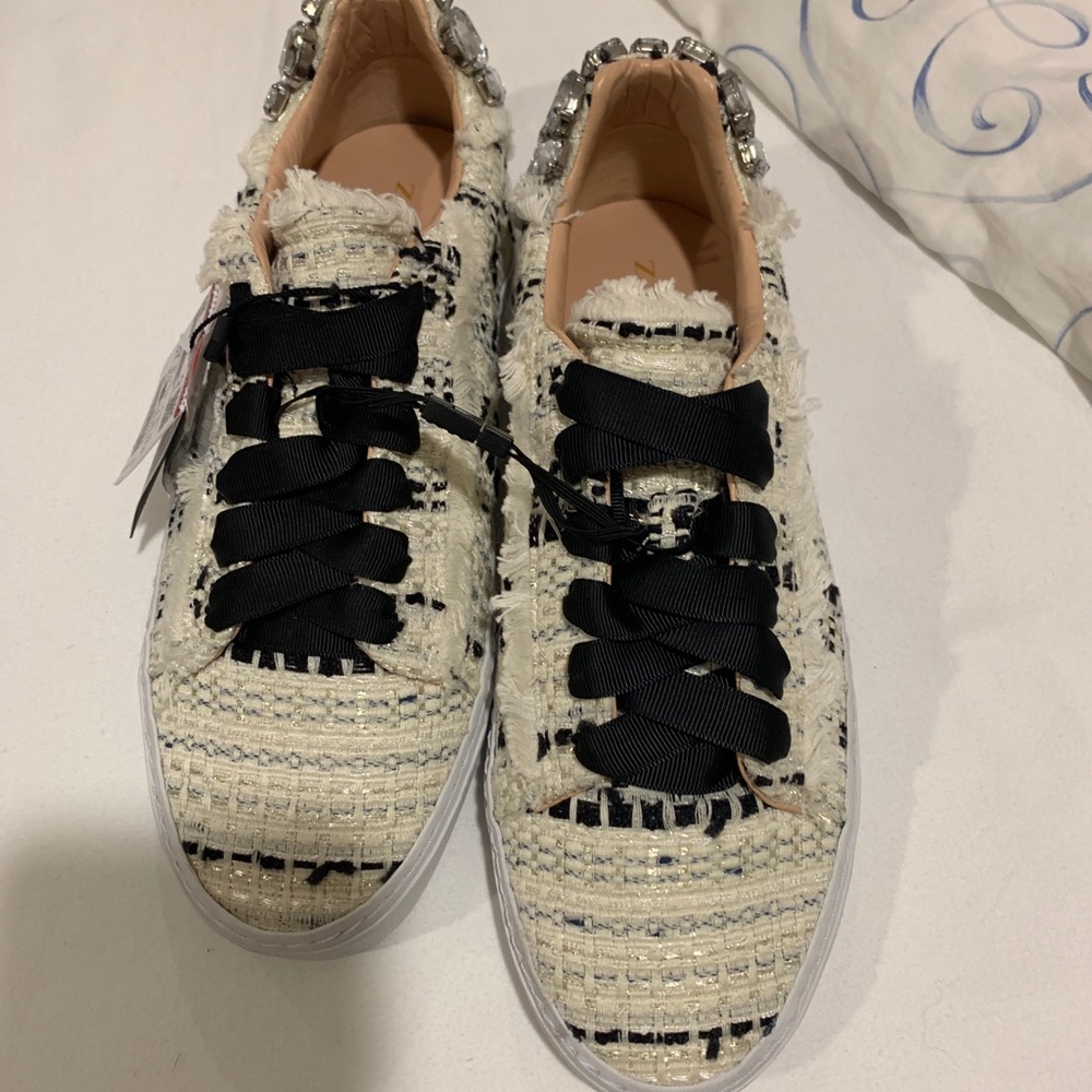 Zara tweed sneakers